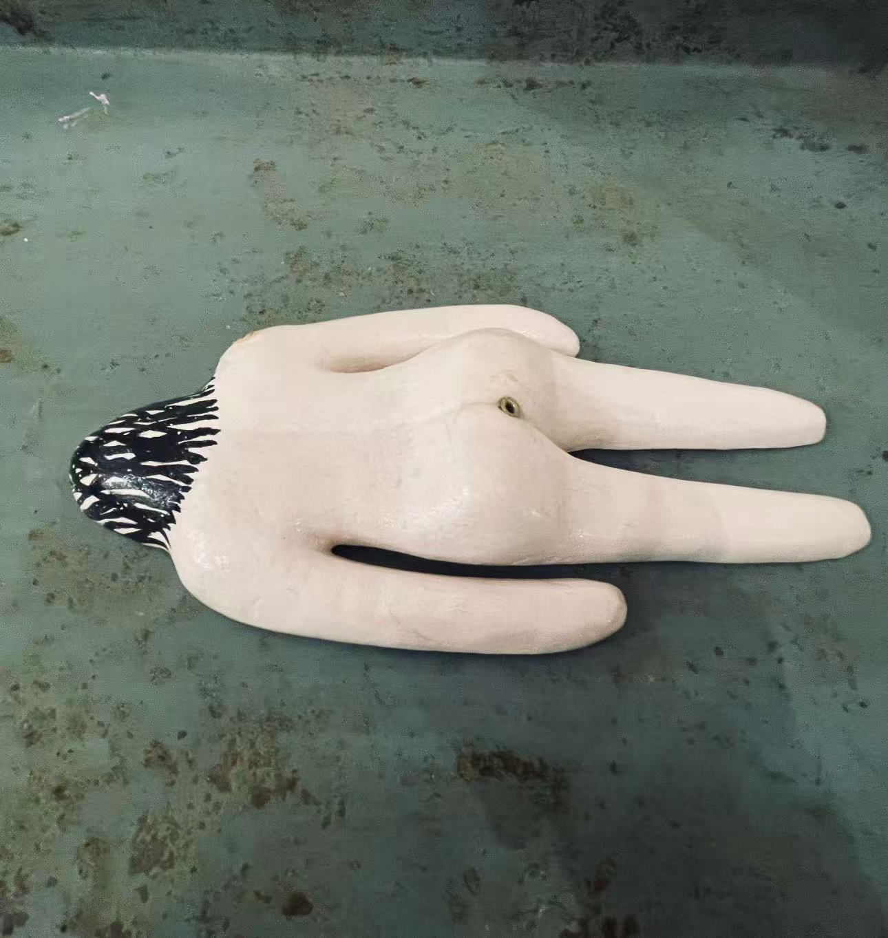 Ceramic Nude Lady Incense holder