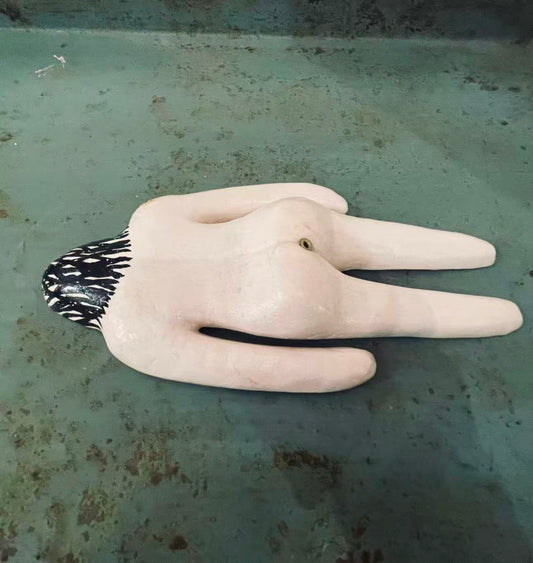 Ceramic Nude Lady Incense holder