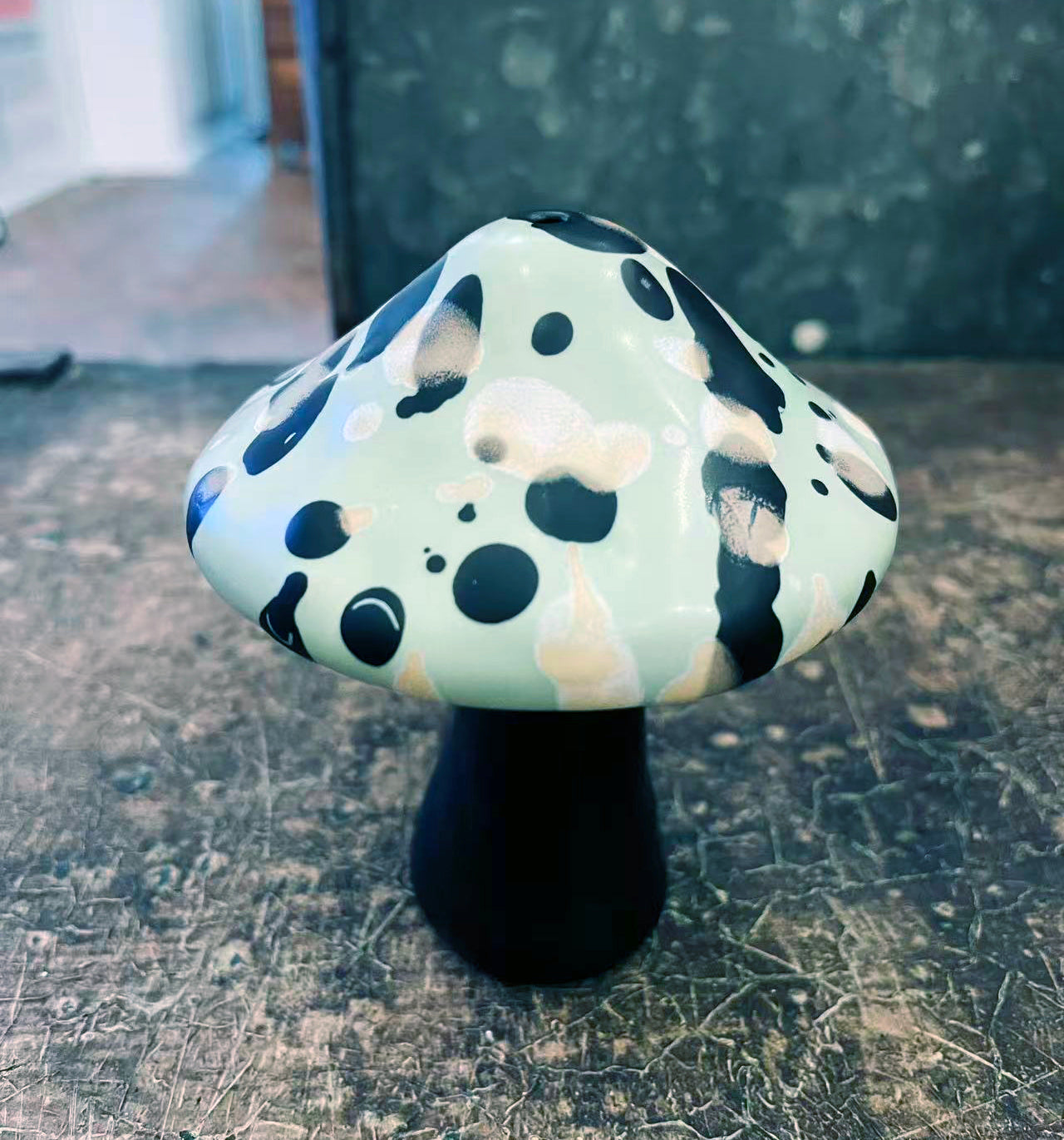 Ceramic Mushroom Incense Holder (one of a kind)