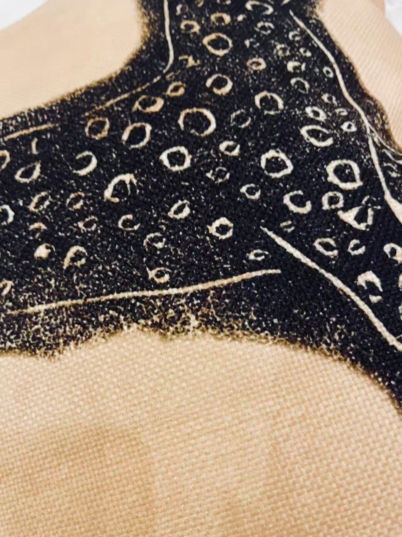 Abstract Cheetah Print Cushion