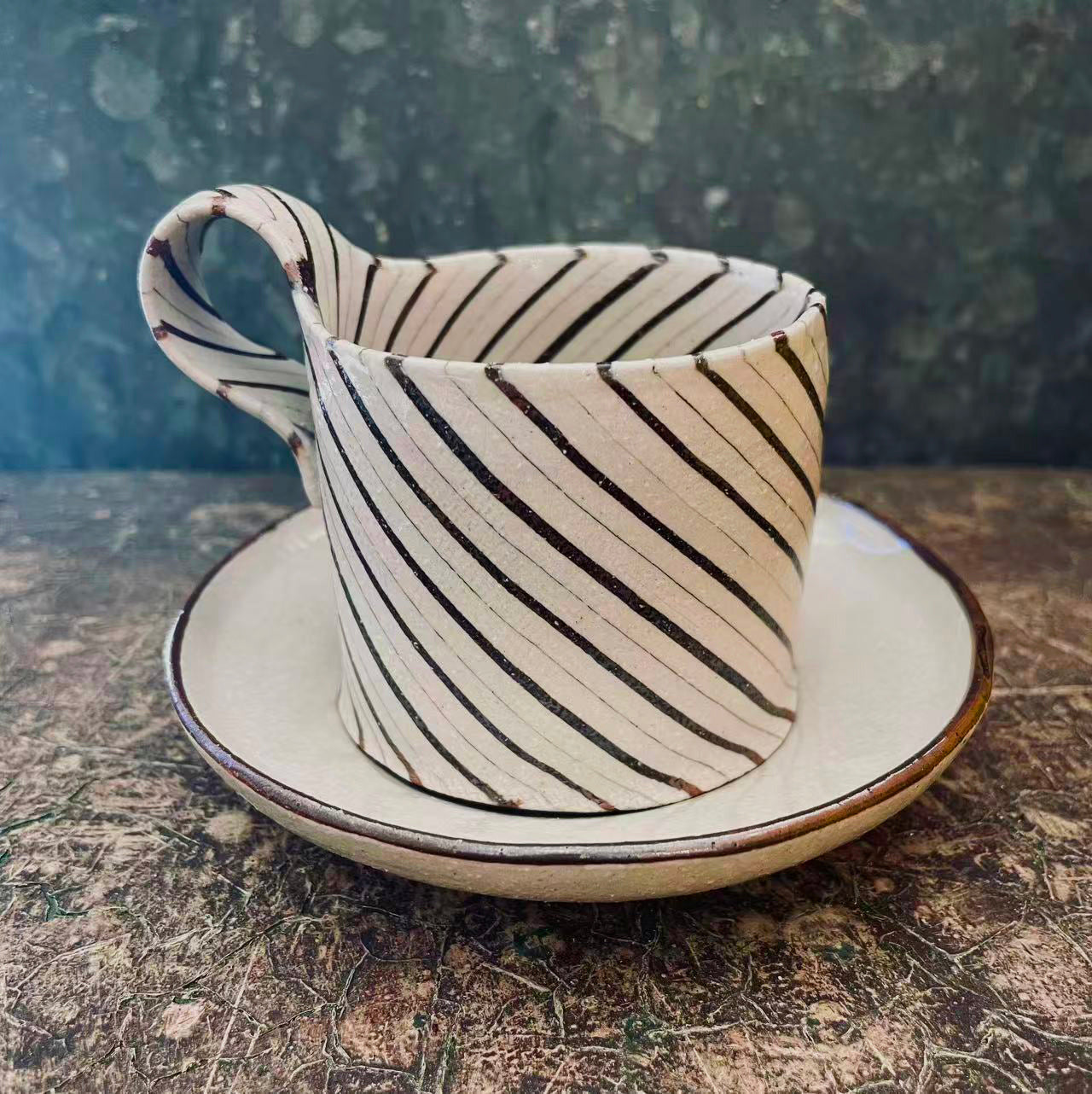 Espresso Cup & Saucer by Yusuke Aida / Oshino Kiln