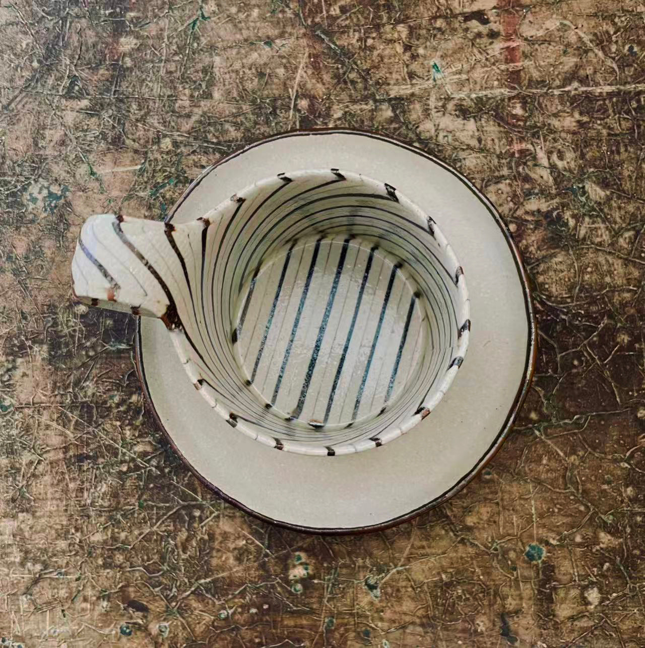 Espresso Cup & Saucer by Yusuke Aida / Oshino Kiln