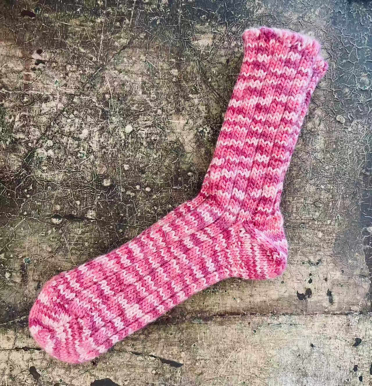 Hand Knitted  Wool Socks (F)