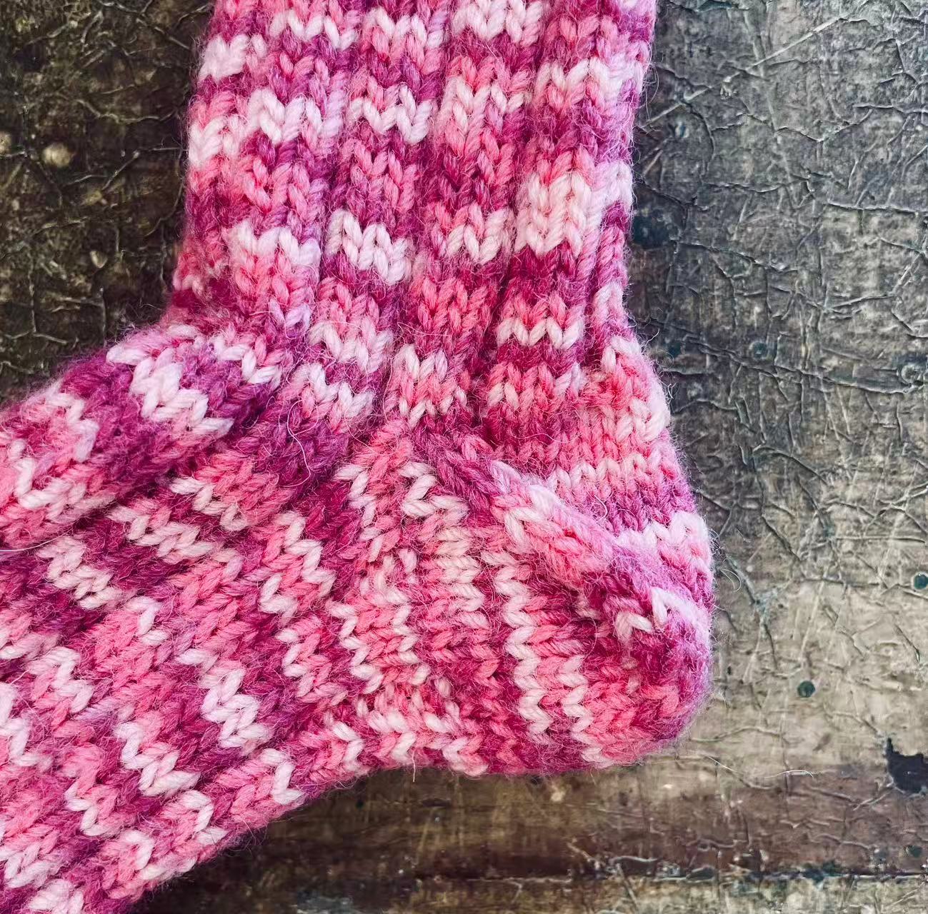 Hand Knitted  Wool Socks (F)