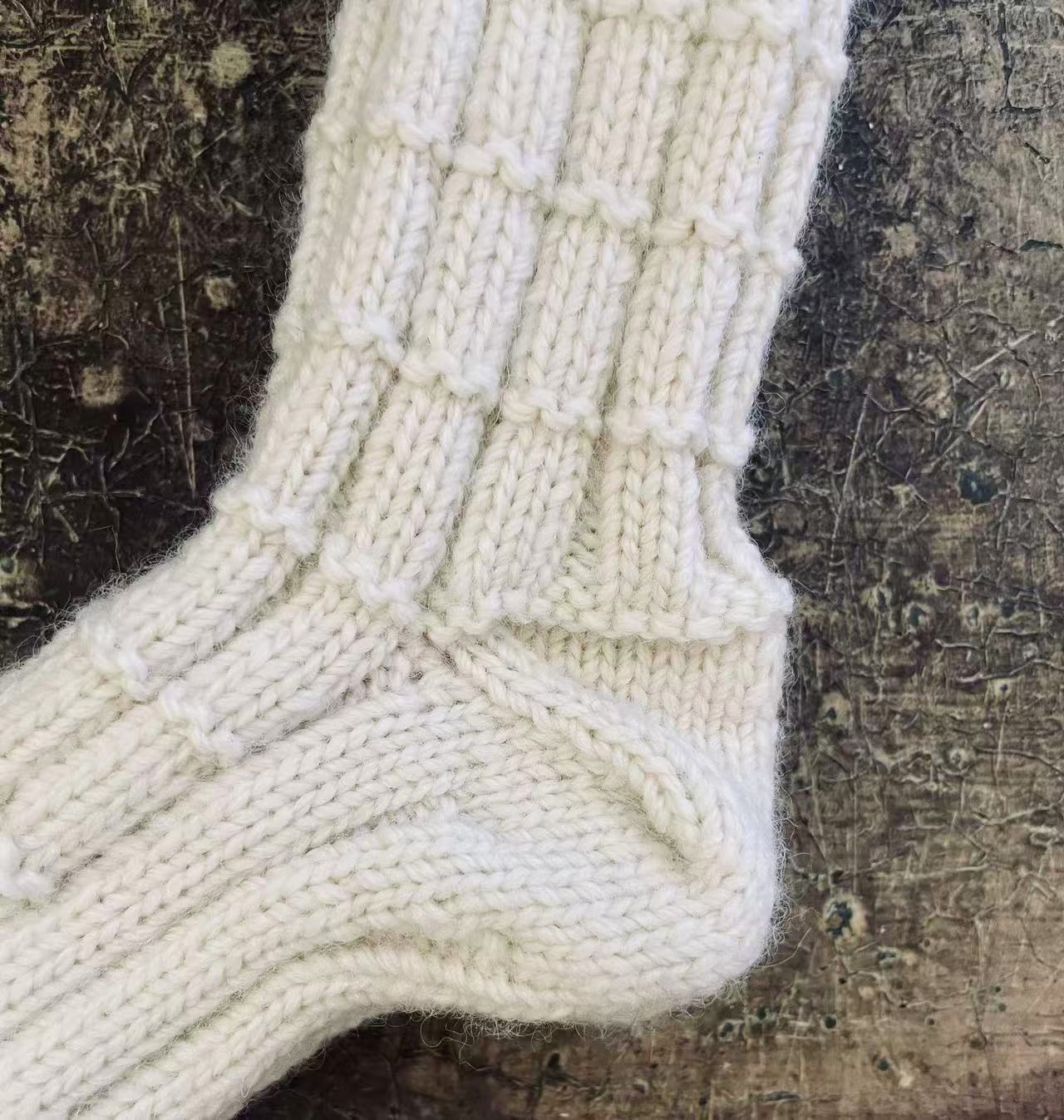 Hand Knitted  Wool Socks (H)