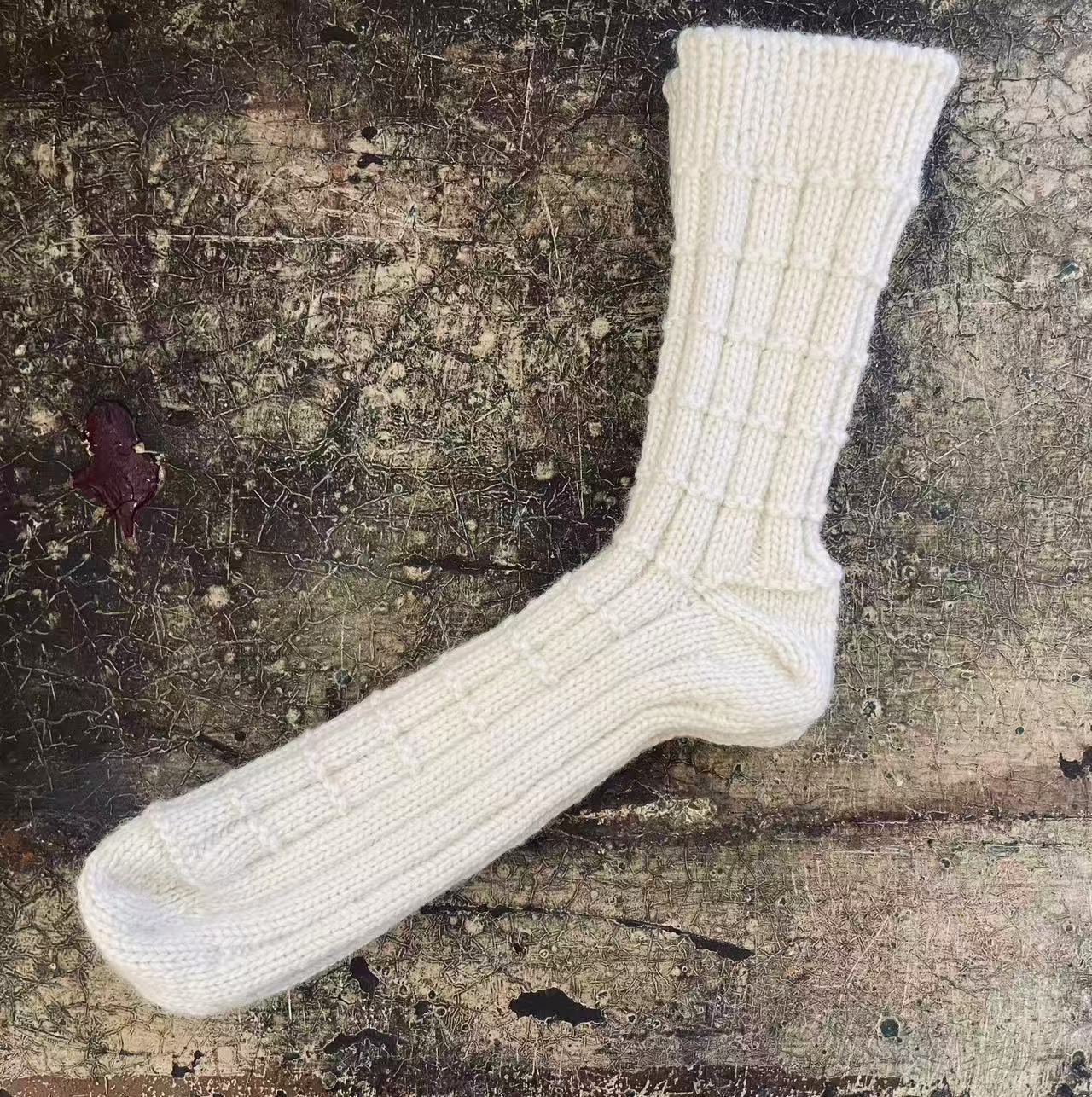 Hand Knitted  Wool Socks (H)