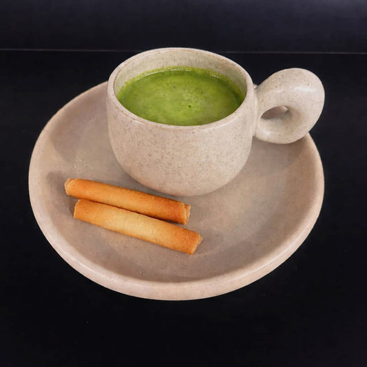 Small Japanese Chubby Stoneware Mug